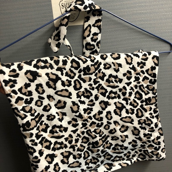 Leopard pattern tube top - Picture 1 of 2